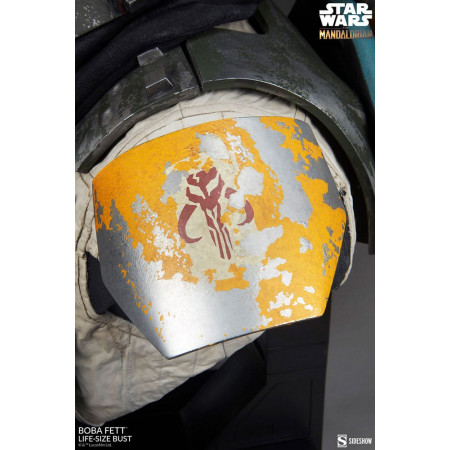 Star Wars The Mandalorian bustaa v životnej veľkosti Boba Fett 81 cm